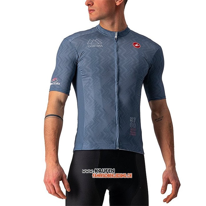 2021 Giro d'Italia Kurzarmtrikot und Kurze Tragerhose Grau